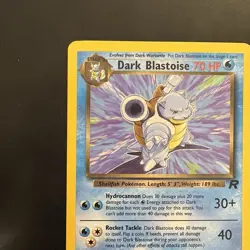 Pokemon Vintage Non Holo Rare Dark Blastoise Team Rocket 20/82 WotC - Image 2