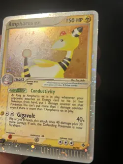 2003 Pokemon EX Dragon Ampharos ex 89/97 Holo Rare EX WOTC-Era – LP Condition - Image 4