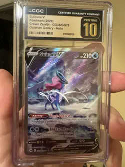 Pokemon Suicune V Crown Zenith Pristine 10 GG38/GG70 - Image 1