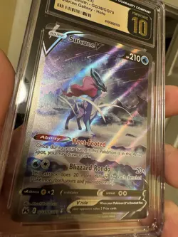 Pokemon Suicune V Crown Zenith Pristine 10 GG38/GG70 - Image 2