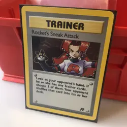 Pokemon TCG Rocket's Sneak Attack 16/82 Team Rocket Holo Rare - Image 2