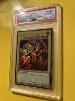 YuGiOh THE WINGED DRAGON OF RA #LC01-EN003🔥PSA 10🔥LIMITED ED-2023 ULTRA RARE - Image 5
