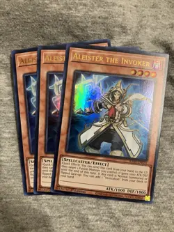 3x Aleister the Invoker 1st Edition Ultra Rare RA04-EN024 Yu-Gi-Oh! - Image 1