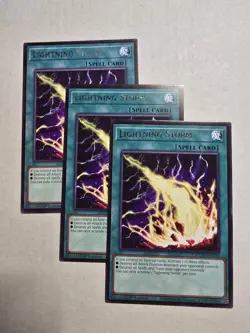 3x Lightning Storm 1st Edition Rare MZMU-EN116 Yu-Gi-Oh! - Image 1