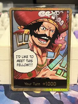 DON!! Card (Gol.D.Roger) (Gold) Carrying On His Will Foil OP-13 - Image 1
