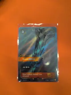 Boneshiver - Riftbound - SFD 118a/221- English - Bologna Regional Promo Card NM - Image 1