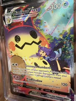 Mimikyu VMAX Holo Ultra Rare TCG Card Brilliant Stars TG17/TG30 Cgc Pristine 10 - Image 3