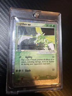 Pokemon Scyther EX TCG Ruby and Sapphire Holo Card 102/109 - Image 1