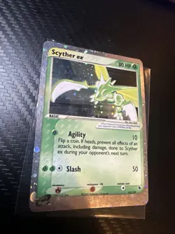 Pokemon Scyther EX TCG Ruby and Sapphire Holo Card 102/109 - Image 2