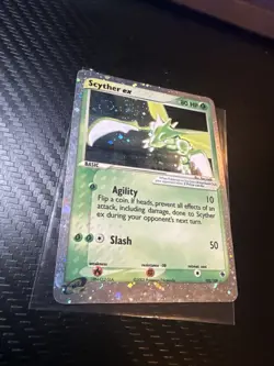 Pokemon Scyther EX TCG Ruby and Sapphire Holo Card 102/109 - Image 3