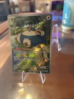 Pokemon TCG Scarlet & Violet Snorlax 051 Promo Card Full Art Holo - Image 2