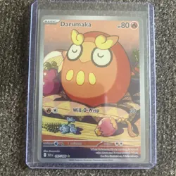 Pokemon Darumaka 097/086 Rare Fire Basic Will-O-Wisp 80HP BLM 2025 TCG Card - Image 2