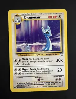 Dragonair 22/130 Base Set 2 Rare Pokemon Card - Image 1
