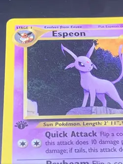 ESPEON ( 20/75 ) 1st. EDITION POKEMON CARD Evolves From Eevee 1995-2001 NOT HOLO - Image 2