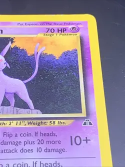ESPEON ( 20/75 ) 1st. EDITION POKEMON CARD Evolves From Eevee 1995-2001 NOT HOLO - Image 3