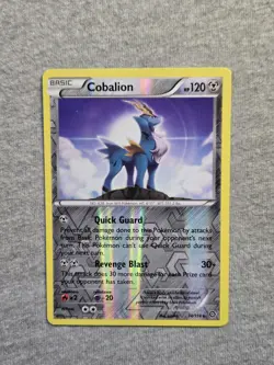 Cobalion 74/114 XY - Steam Siege Reverse Holo Pokemon TCG Card - Image 1