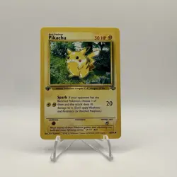1999 Pokemon Jungle 1st Edition Pikachu #60/64 - Image 1
