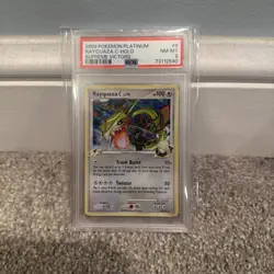 2009 POKEMON PLATINUM SUPREME VICTORS #8 RAYQUAZA C-HOLO PSA 8 - Image 1