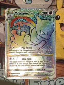 Mewtwo VSTAR (79) (Secret) Secret Rare Pokemon GO 079/078 NM - Image 1