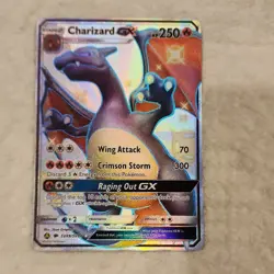 Pokemon Charizard GX Shiny Holo Hidden Fates SV49/SV94 3 - Image 1