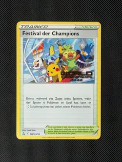 2022 Champion’s Festival World Championship Promo S-P German London Pokemon - Image 1