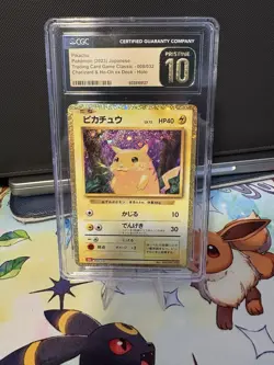 Pikachu JP Classic Collection 008/032 CGC Pristine 10 Charizard and Ho-Oh Deck - Image 1