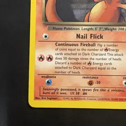 Pokemon Vintage Non-Holo Rare Dark Charizard 21/82 Team Rocket WotC 2000 - Image 5