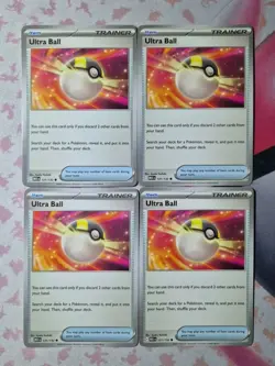x4 Ultra Ball 131 /132 - Mega Evolution - Pokemon - Trainer Playset - Image 1