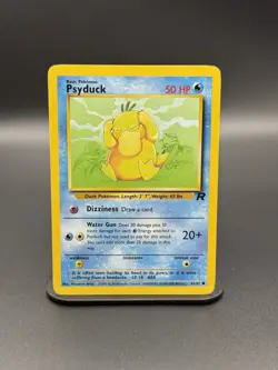 Psyduck 65/82 Team Rocket Vintage Pokemon (LP) - Image 1