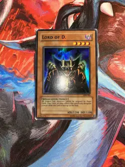 Yugioh! Lord of D. SDK-041 Super Rare Unlimited Edition Moderate Play - Image 1