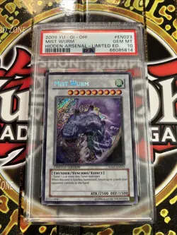 YuGiOh MIST WURM #HA01-EN023🔥PSA 10 GEM MINT🔥LIMITED EDITION-2009 SECRET RARE - Image 4