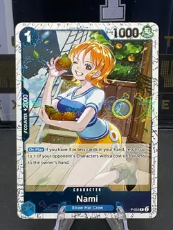 Nami P-053 (Pirate Foil) PRB-01 English One Piece TCG - Image 1
