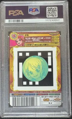 2011 One Piece AR Carddass C/01 Japan Nami 06 UC PSA10 - Image 2