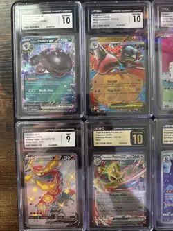 pokemon lot of 8 cgc cards. Pristine, GM 10, Universal Grade - Image 2