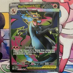 Pokemon Mega Charizard X EX Foil Flame PFL 109/094 HP 360 90× Stage 2 Card - Image 1
