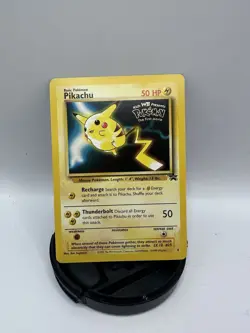 Pokemon TCG Pikachu 25 Kids WB Promo 50 HP 1999 Basic Card Stock - Image 1