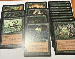 Lot of 18 Green Onslaught Magic The Gathering Cards - Elves and More - LP - HP - Image 1