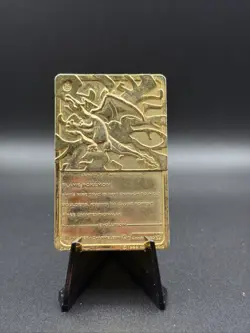 Charizard - Pokemon 1999 Burger King - 23K Gold Plated Card - Image 3