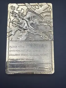 Charizard - Pokemon 1999 Burger King - 23K Gold Plated Card - Image 5