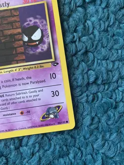 1st Edition SABRINA'S GASTLY 96/132 Gym Challenge - Pokemon WOTC Card - NM - Image 4