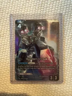 Gundam Card Game GD03 Steel Requiem GD03-052 R+ Gundam Virtue - Image 1