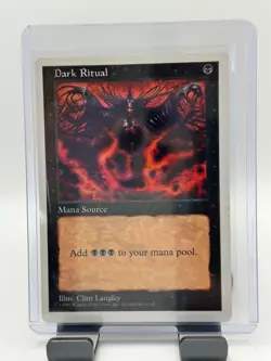 MTG, Dark Ritual 5th Edition LP 1997 - Image 1