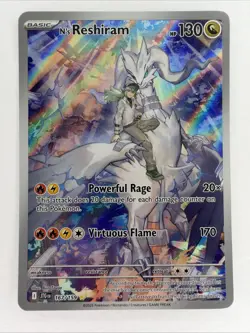 Pokemon TCG N's Reshiram 167/159 Sv09: Journey Together IR NM - Image 1