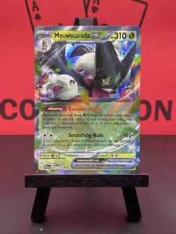 Meowscarada EX 015/193 Sv02: Paldea Evolved Pokemon TCG Double Rare Holo 2023 NM - Image 2