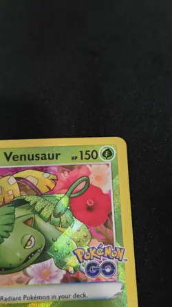 Pokemon TCG Radiant Venusaur 004/078 Pokemon GO Radiant Rare Holo Eng - Image 3