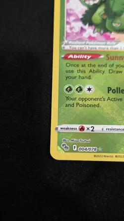 Pokemon TCG Radiant Venusaur 004/078 Pokemon GO Radiant Rare Holo Eng - Image 4