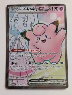 Lillie's Clefairy ex 173/159 Ultra Rare Journey Together Pokemon TCG NM - Image 1