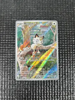 Meowth 106/94 Full Art Phantasmal Flames Pokemon TCG - Image 1