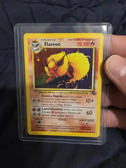 Pokemon TCG Flareon Jungle 3/64 Holo Unlimited Rare IT LP - Image 1
