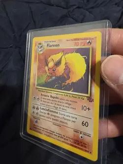 Pokemon TCG Flareon Jungle 3/64 Holo Unlimited Rare IT LP - Image 2